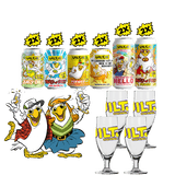 De perfecte Owlmibo Box met 12 bieren en 4 glazen