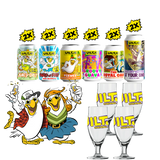 De perfecte Owlmibo Box met 12 bieren en 4 glazen