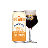 BrewDog Two Scoops (Mackies Collab) blik 44cl met glas