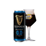 Guinness 0.0 blik 44cl. is het alcoholvrije stout bier van Guinness