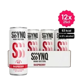 SYNQ Hard Seltzer Raspberry blik 25cl - 12-pack