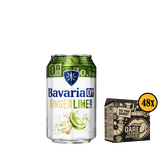 Bavaria 0.0% Ginger Lime blik 33cl - multipack. Is het radler van brouwerij Bavaria met 0.0% alcohol.