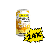 24x Uiltje FF lekker met je bek in het Zonnetje blik 33cl- Multipack