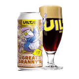 Uiltje Great Granny's Cosy Coffee Cocktail blik 44cl met Uiltje glas