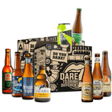 Tripel bierpakket. Een bierpakket volledig gevuld met tripel bieren