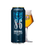 8.6 Original blik 50cl. Is het krachtig blond bier vn 8.6 met 8.6% alcohol
