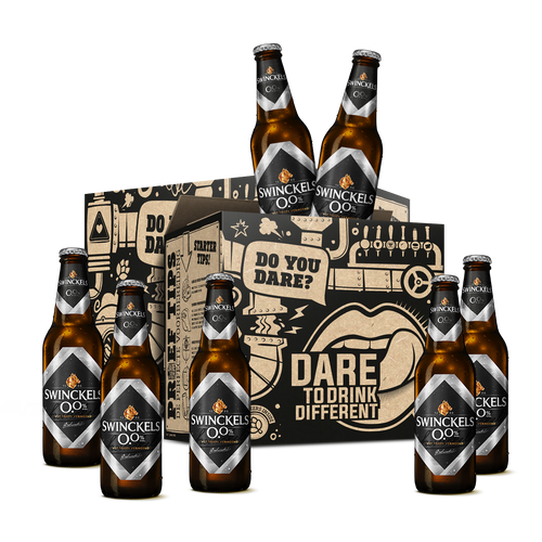 Swinckels' Pilsner 0.0% - 24 stuks. Een bierpakket volledig gevuld met de alcoholvrije pilsners van Swinckels Swinckels' Pilsner 0.0% - 24 stuks. Een bierpakket volledig gevuld met de alcoholvrije pilsners van Swinckels