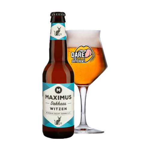 Maximus Dakhaas fles 33cl. Is het witbier van Maximus met 5.5% alcohol