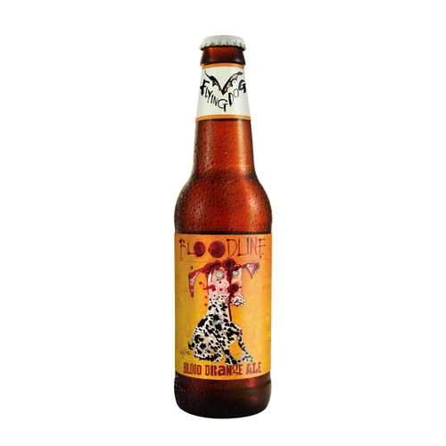 Flying Dog Bloodline Blood Orange IPA fles 35.5cl. Is het IPA bier van Flying Dog met 8.0% alcohol