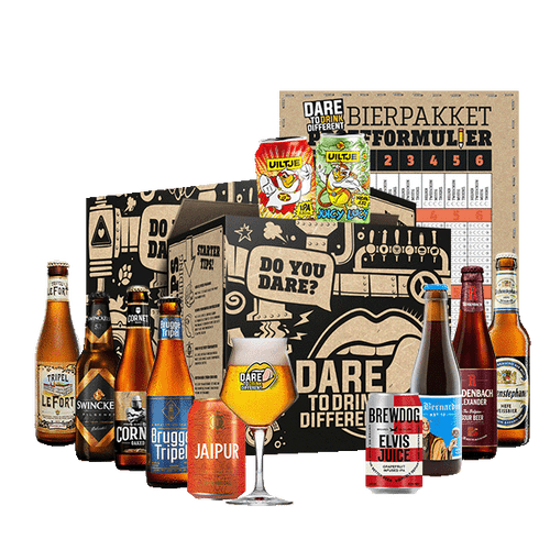 Bierpakket Brave - 11 Populaire bieren + glas en proefformulier.