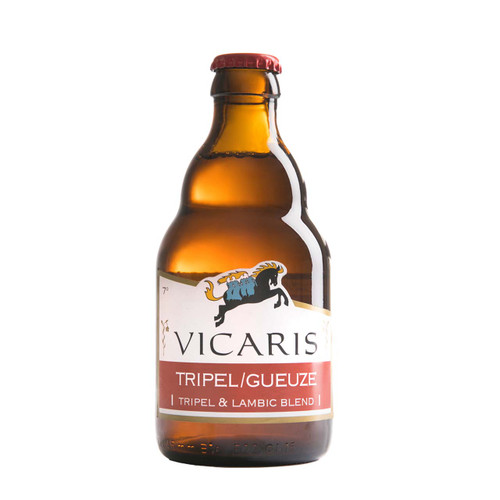 Vicaris Tripel-Geuze fles 33cl. is het Sour Ale bier van Brouwerij Dileweyns met 7.0% alcohol.