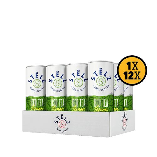 STËLZ Hard Iced Tea Lemon tray blik 12 x 25cl
