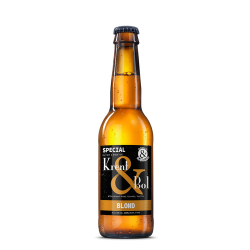 De Molen Krent & Bol fles 33cl. Is het rozijnen, vanille en licht moutig bier van brouwerij de Molen met een alcoholpercentage van 7.5%