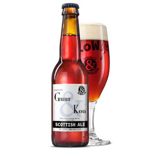 De Molen Guur & Kou fles 33cl. Is het dubbel/bruin bier van Brouwerij De Molen met een alcoholpercentage van 7.3%.