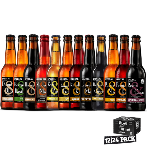 De Molen Black bierpakket. Is het Bierpakket met black labels van de molen.
