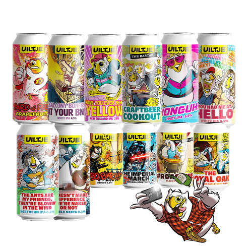 Uiltje Strictly Specials. Het pakket met 12 verschillende speciaalbieren.