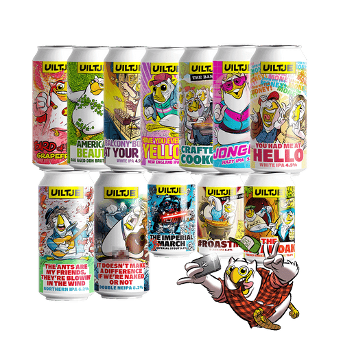 Uiltje Strictly Specials. Het pakket met 12 verschillende speciaalbieren.