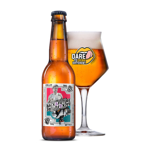 De Molen Back & Future fles 33cl. is een Gose van brouwerij De Molen met een alcoholpercentage van 8.5%.