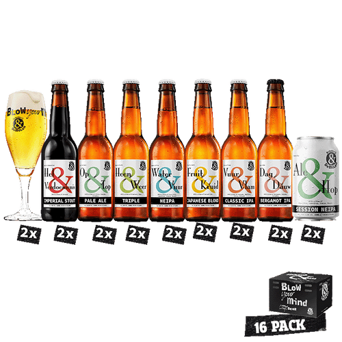 De Molen Core range deal met 16 bieren van de Molen en twee gratis glazen