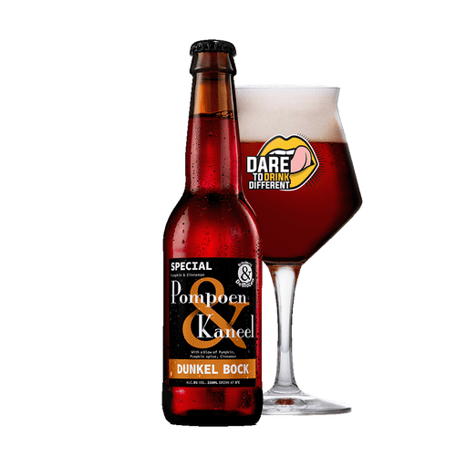 Pompoen & Kaneel is een Dunkel Bock met toevoeging van flespompoen, kaneel en pumpkinspice. Het bier is vol en moutig, met een lichtzoete basis en warme kruidigheid.