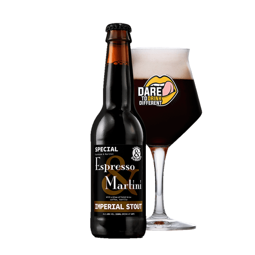 De Molen Espresso & Martini Fles 33cl met DtDD glas