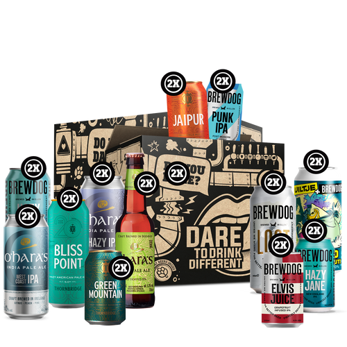 Het megadeal pakket (24-pack). Het pakket met de lekkerste Engelse & Ierse bieren. Het megadeal pakket (24-pack). Het pakket met de lekkerste Engelse & Ierse bieren.