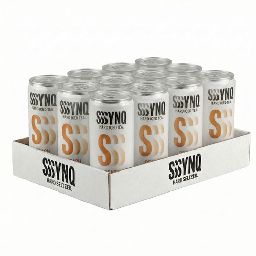 SYNQ Hard Iced Tea Peach blik 25cl - 12-pack