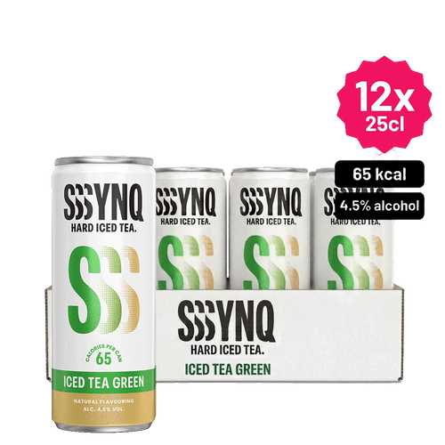 SYNQ Hard Iced Tea Green blik 25cl - 12-pack