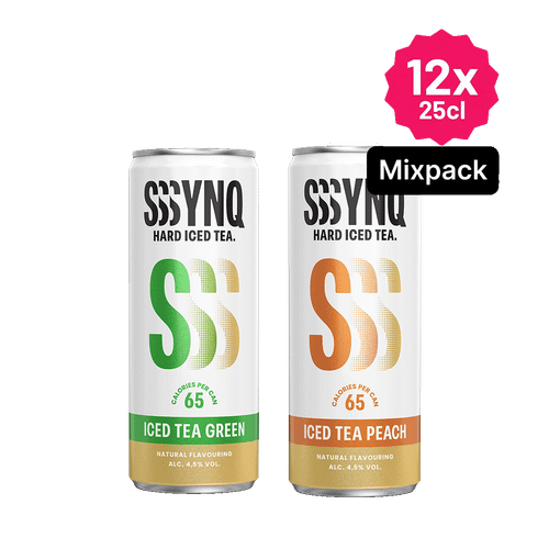 SYNQ mixpakket - alle smaken - 12 stuks (6 per smaak)