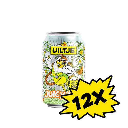 12x Uiltje Juicy Lucy 0.2% blik 33cl - Multipack