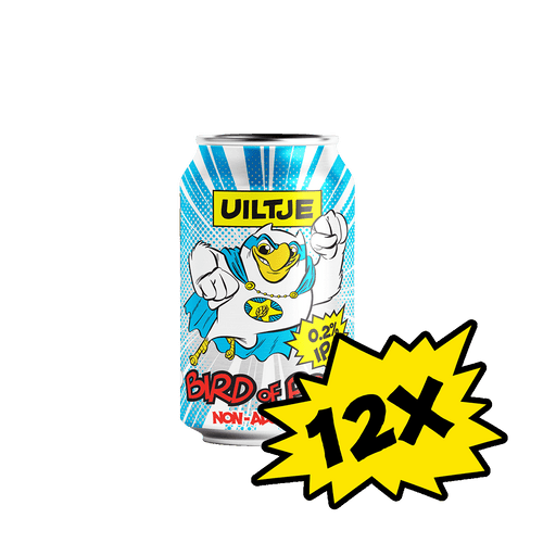 12x Uiltje Bird of Prey 0.2% blik 33cl Multipack
