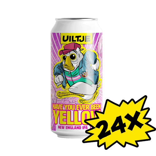 24x Uiltje Have You Ever Been Yellow blik 44cl- multipack