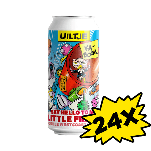 24x Uiltje Say Hello To My Little Friend blik 44cl - multipack
