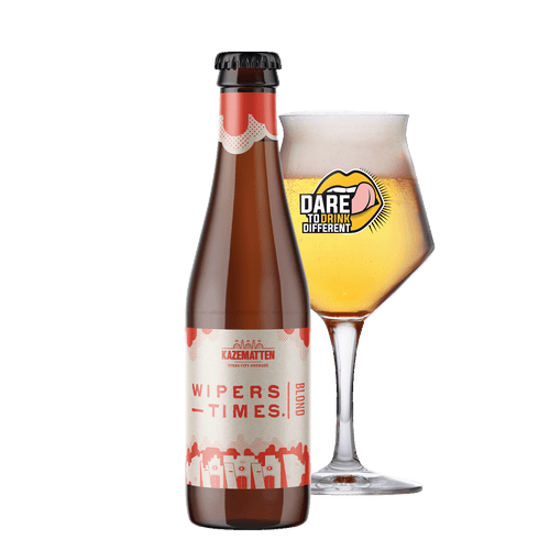 Kazematten Wipers Times Blond fles 33cl met DtDD glas