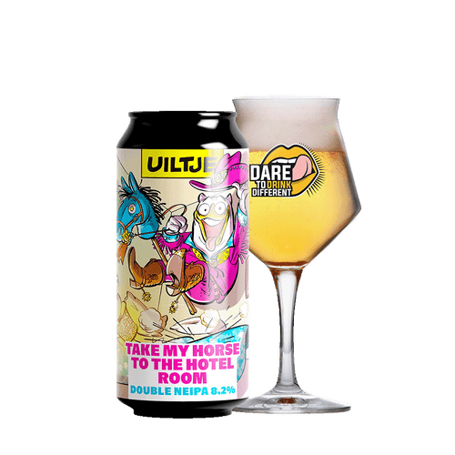 Uiltje Take my horse to the hotel room blik 44cl + DtDD glas