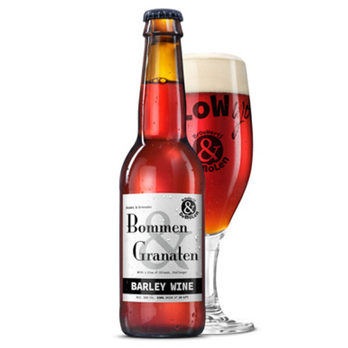 De Molen Bommen & Granaten fles 33cl. Is het quadrupel en gerstewijn bier van De Molen met 11.0% alcohol