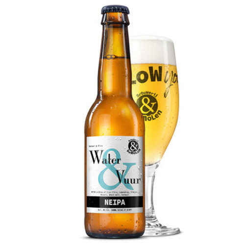 De Molen Water & Vuur fles 33cl. Is het New England IPA bier van De Molen met 6.0% alcohol