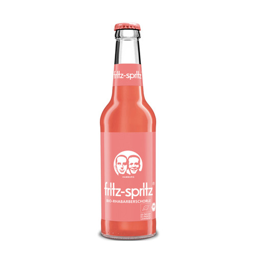 fritz-spritz bio-rabarber fles 33cl. Is het rabarber groente drankje van fritz-kola