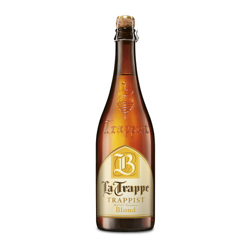 La Trappe Blond fles 75cl. Is het blond bier van La Trappe met 6.5% alcohol