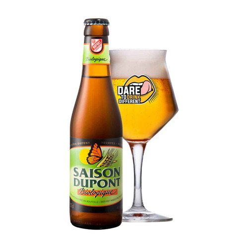 Saison Dupont Biologique fles 33cl. Is het biologische saison bier van Dupont met 5.5% alcohol