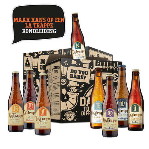 La Trappe bierpakket. Met 9 verschillende bieren van brouwerij La Trappe