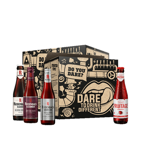 Rodenbach bierpakket. Met allemaal verschillende bieren van brouwerij Rodenbach