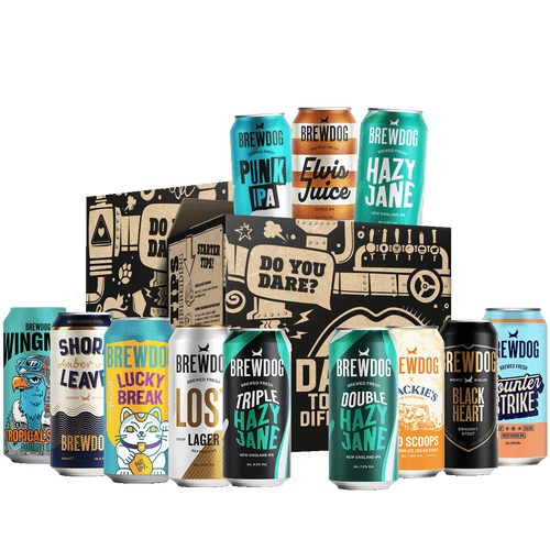 BrewDog bierpakket. Met allemaal verschillende bieren van BrewDog