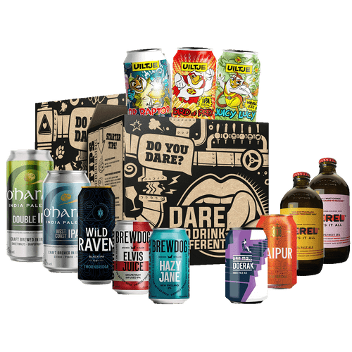 IPA bierpakket. Een bierpakket volledig gevuld met IPA bieren