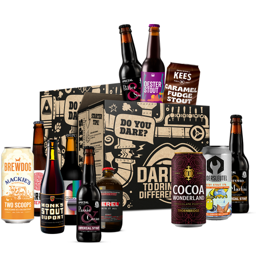 Stout & Porter bierpakket. met verschillende Stout en Porter bieren