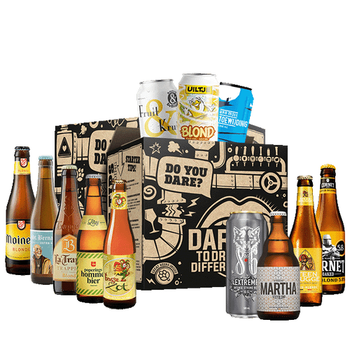 Blond bierpakket met verschillende blond bieren