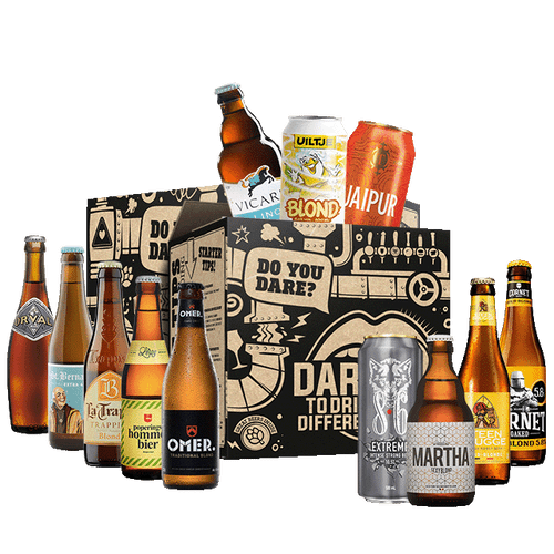 Blond bierpakket met verschillende blond bieren