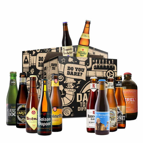 Belgische klassiekers bierpakket. Een bierpakket volledig gevuld met Belgische klassiekers bieren