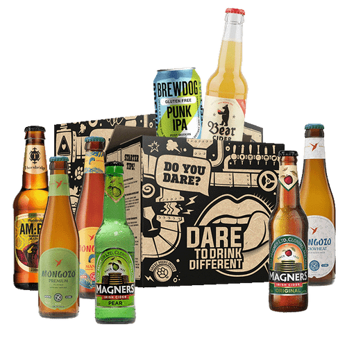 Glutenvrij bierpakket. Een bierpakket volledig gevuld met glutenvrije bieren