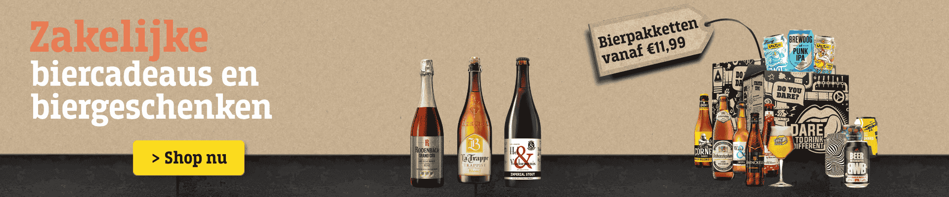 Zakelijke biercadeaus en biergeschenken